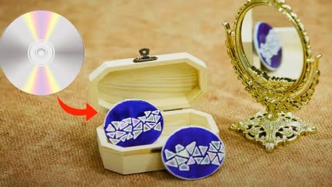 How To Make Earrings With CDs | DIY Joy Projects and Crafts Ideas