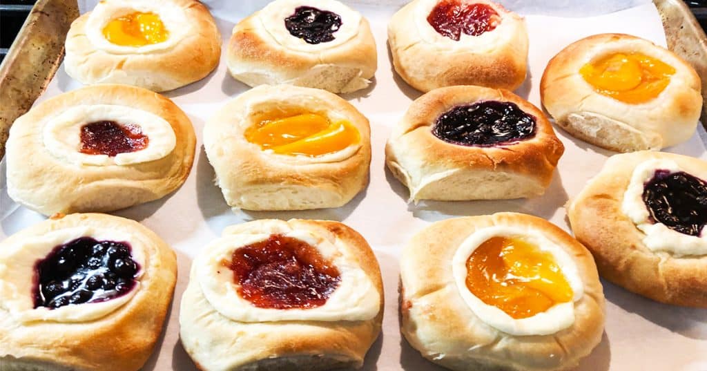 How To Make Kolaches Using Frozen Rolls - Kolaches Recipe - Cheese Danish Recipes