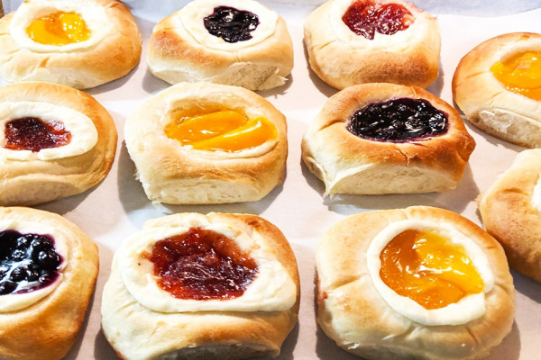 How To Make Kolaches Using Frozen Rolls - Kolaches Recipe - Cheese Danish Recipes