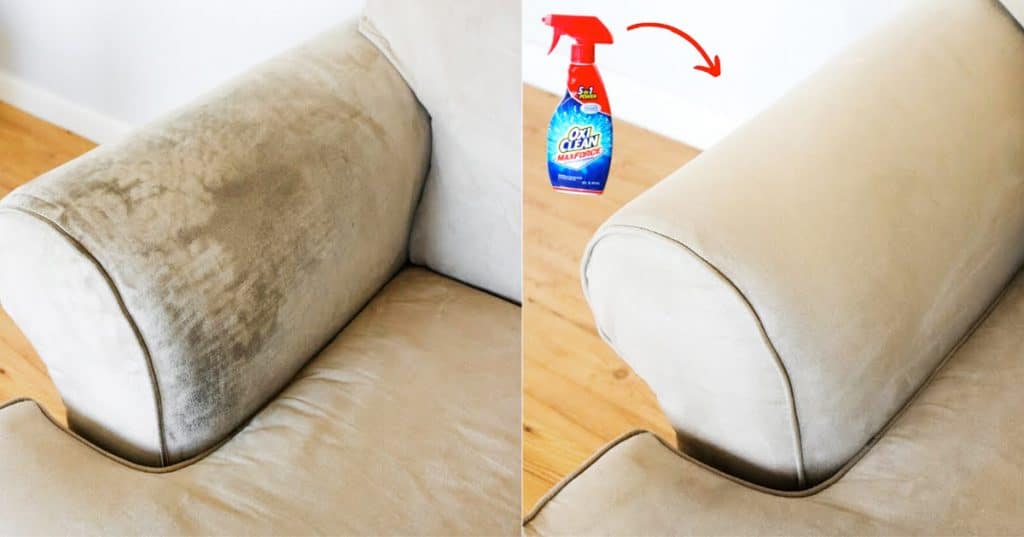 How To Remove Stains Off The Couch - Oxi Clean Cleaning - DIY Couch Cleaning