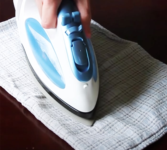 Use Iron and Towel To Remove The Heat Stains - Apply Heat To Remove White Stains On Wood