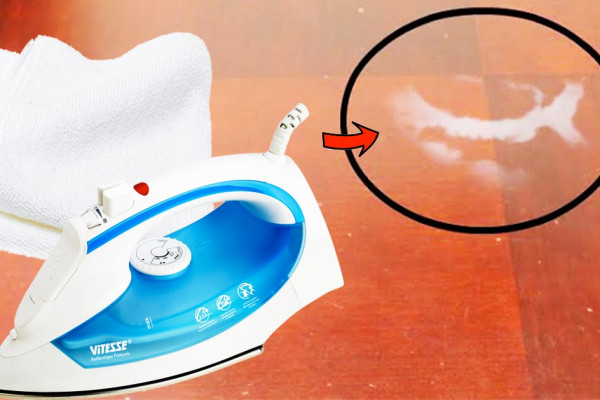 How To Remove White Heat Stains From Wood Furniture - DIY White Heat Stains - White Ring Cup Stains