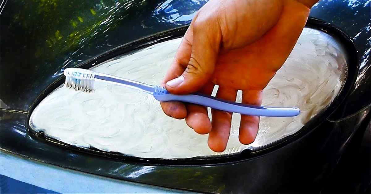 How To Restore Headlights Using Toothpaste