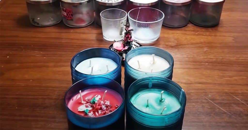 How To Reuse Old Candle Wax Into New Candles - DIY Old Candles - Upcycle Old Candles