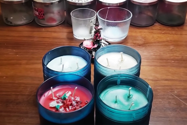 How To Reuse Old Candle Wax Into New Candles - DIY Old Candles - Upcycle Old Candles