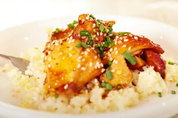 Instant Pot Sesame Orange Chicken Recipe - Orange Chicken Recipe - Instant Pot Recipes
