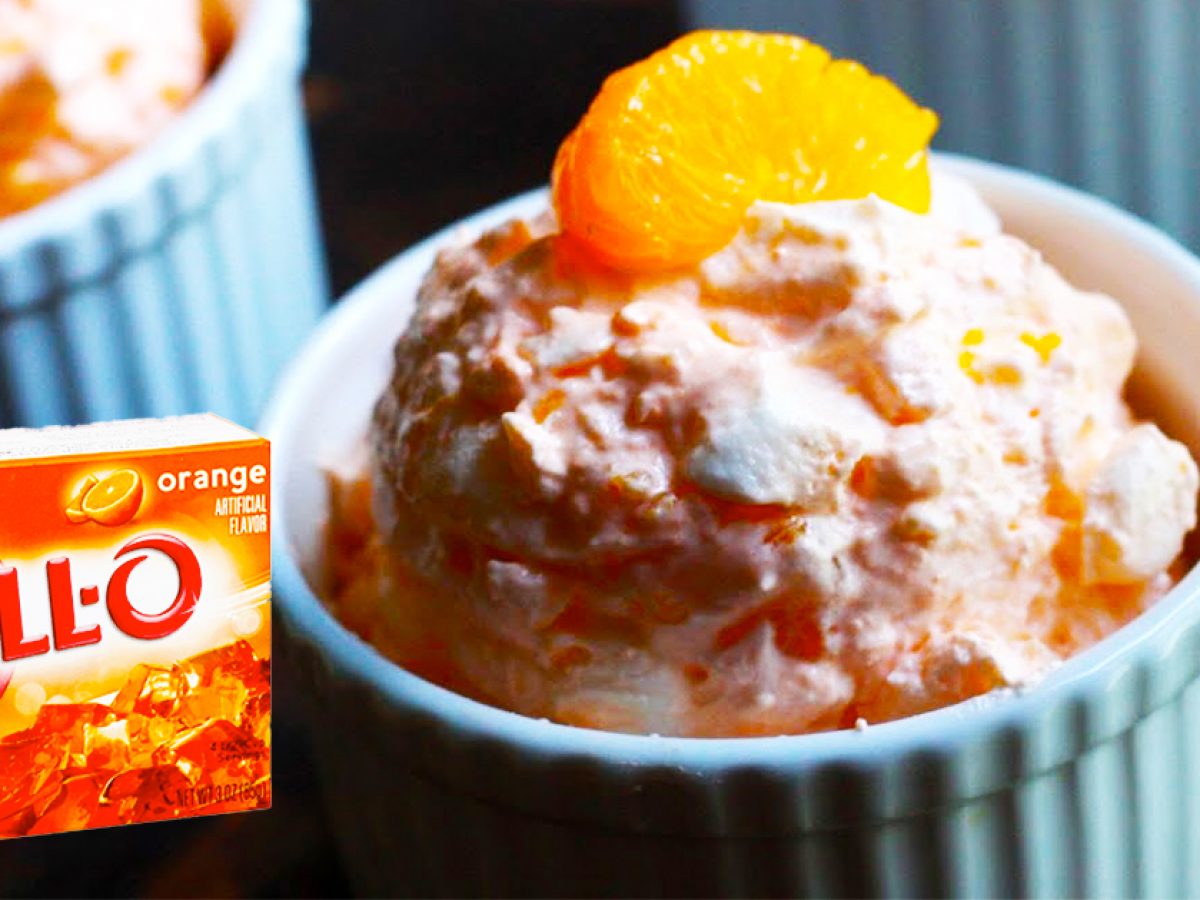 Orange Creamsicle Jello Salad Recipe - DIY Joy