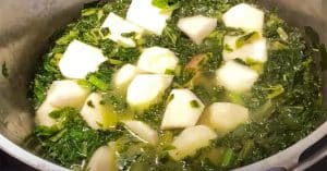 Paula Deen’s Turnip And Mustard Greens Recipe