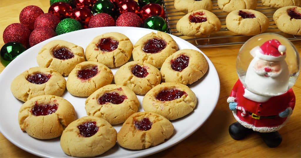 Peanut Butter And Jam Cookie Recipe- Cookie Recipes- Holiday Baking