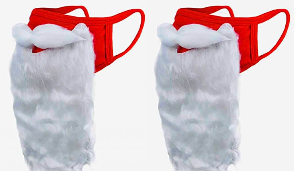 How To Make A Santa Mask - DIY Christmas Mask - DIY Mask Ideas
