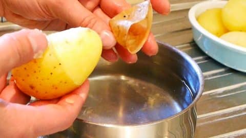 Speed Up Potato Peeling With This Tip From Grandma | DIY Joy Projects and Crafts Ideas