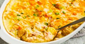 Twice Baked Potato With Ham Casserole Recipe