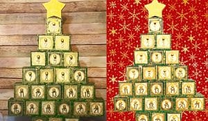 DIY Dollar Tree Advent Calendar