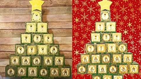 DIY Dollar Tree Advent Calendar | DIY Joy Projects and Crafts Ideas