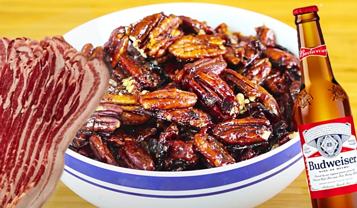 Beer And Bacon Glazed Pecans Recipe | DIY Joy Projects and Crafts Ideas