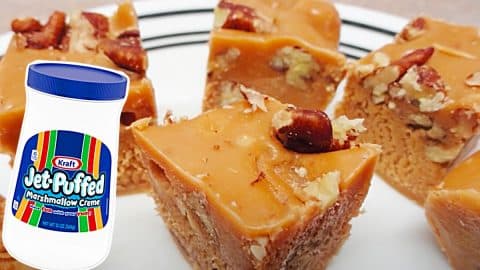 Marshmallow Cream Butterscotch Pecan Fudge Recipe | DIY Joy Projects and Crafts Ideas