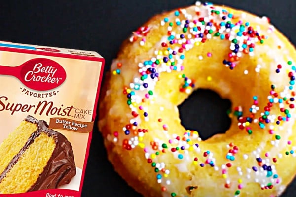 Cake Mix Donuts Recipe - How To make Cake Mix Donuts - Easy Snack Ideas