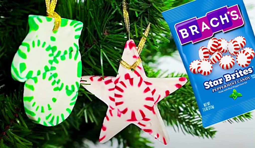 How To Make Peppermint Ornaments - DIY Candy Ornaments - DIY Homemade Candy