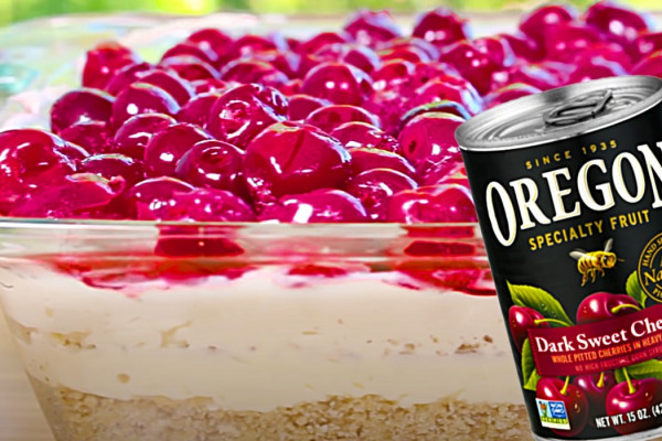 No Bake Cherry Cheesecake Lasagna Recipe - How To Make Cheesecake Lasagna - Easy Dessert Ideas