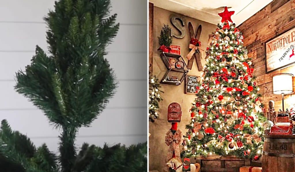 How To Make A Christmas Tree Look Fuller - Fluff Up The Tree - DIY Christmas Tips