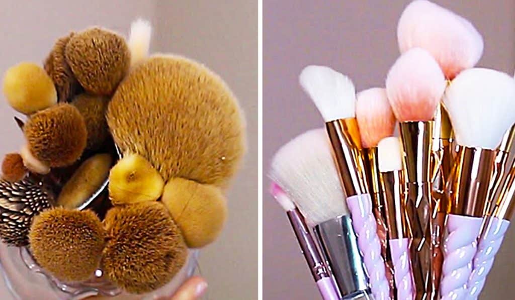 How To Clean Makeup Brushes Naturally - Use Vinegar To Clean Makeup Brushes - Clean Makeup Brushes