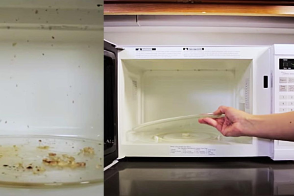 How To Clean A Microwave Naturally - Easy Microwave Cleaning - Kitchen Cleaning Hacks