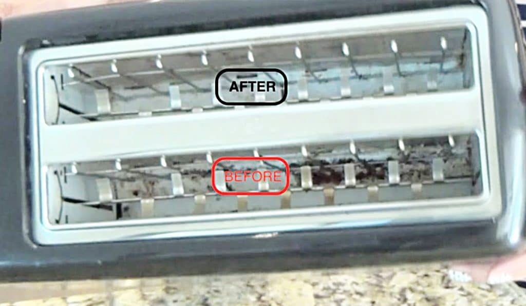 How To Deep Clean A Toaster - Clean The Crumbs From A Toaster - How To Use A Straw To Clean A Toaster