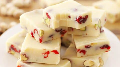 White Chocolate Cranberry Fudge Recipe | DIY Joy Projects and Crafts Ideas