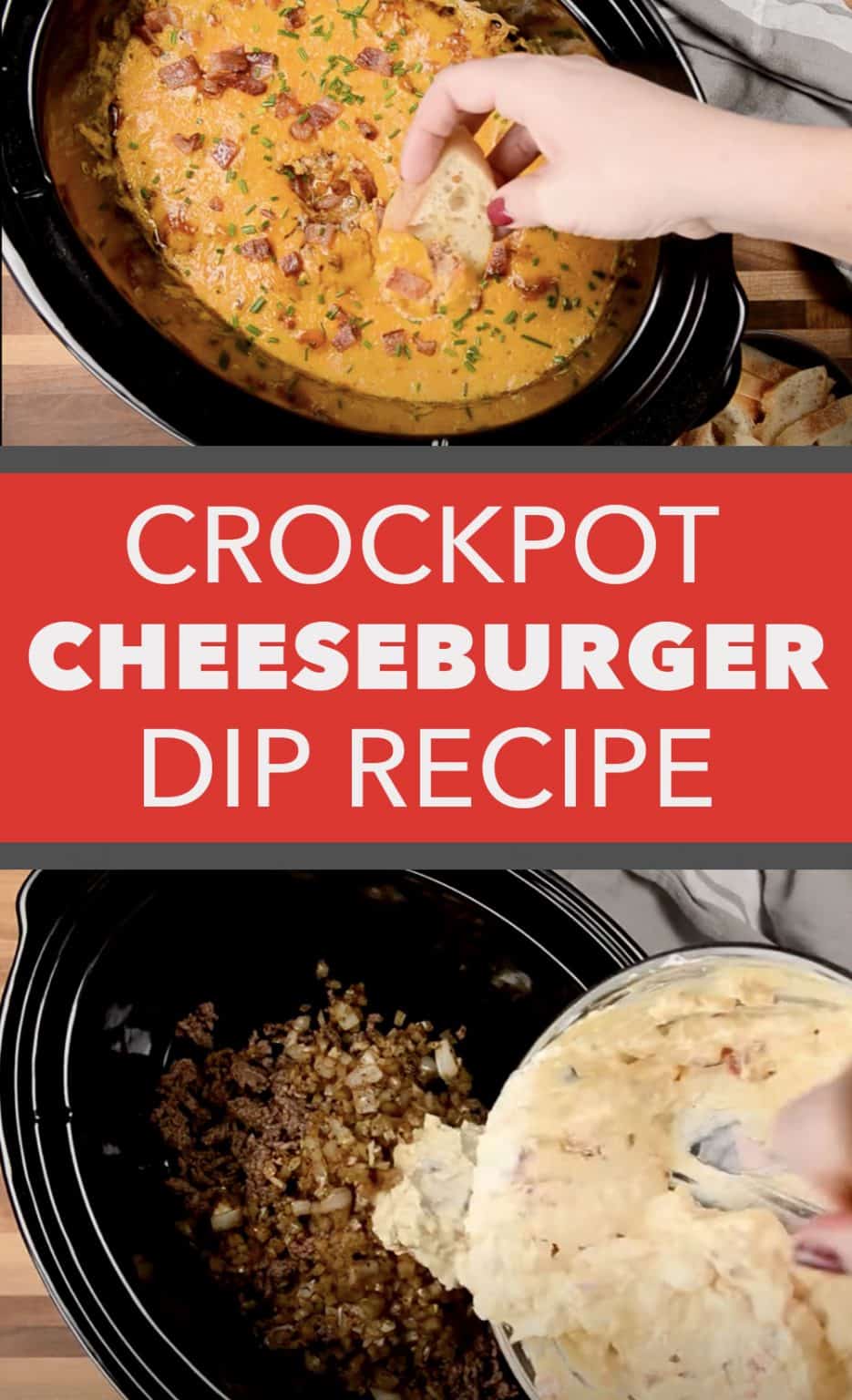 Crockpot Bacon Cheeseburger Dip Recipe