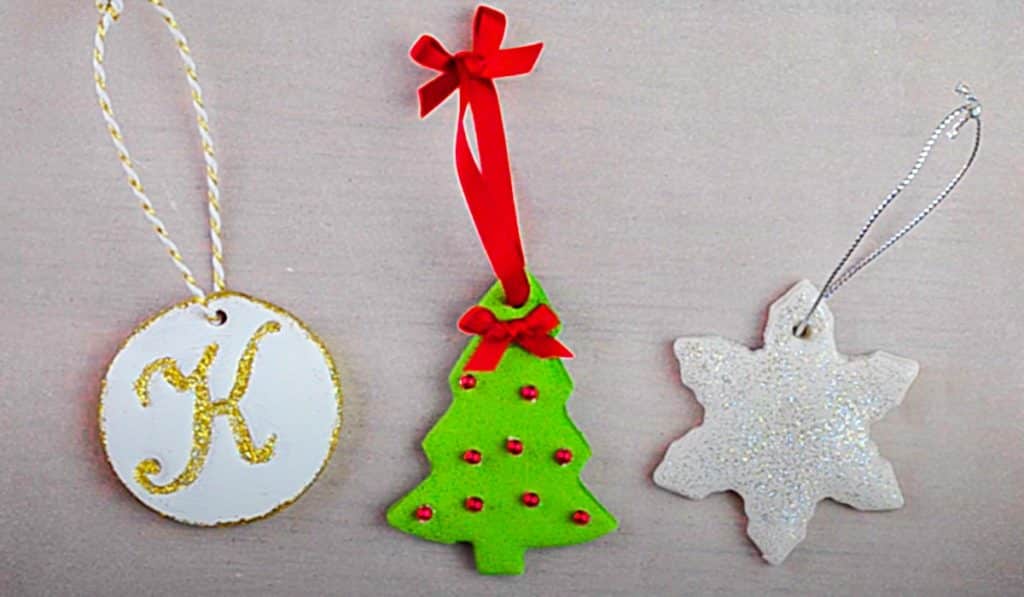 How To make Salt Dough Ornaments - DIY Christmas Ornaments - Easy Holiday Decor - DIY Holiday Ornaments