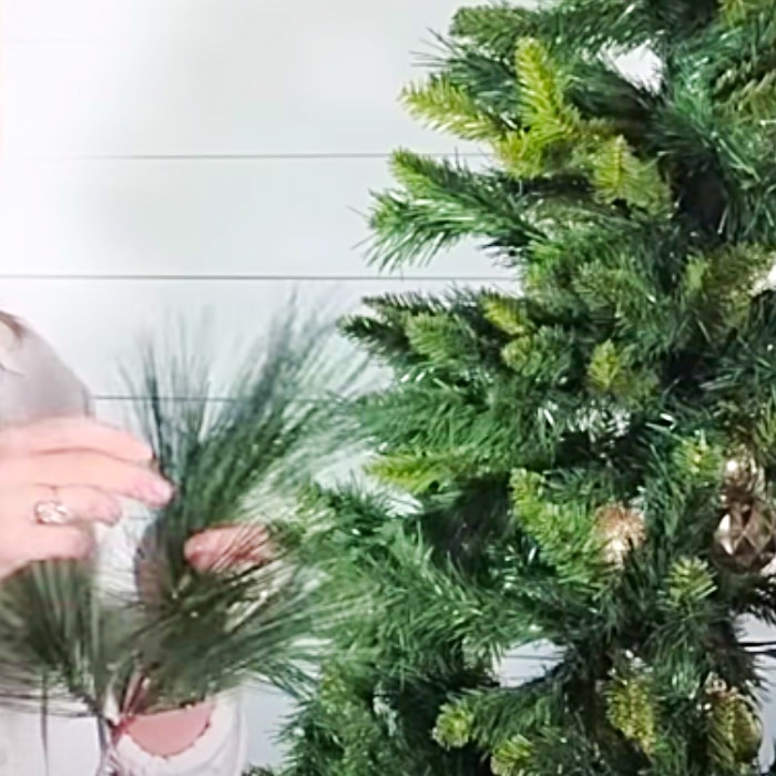 How To Help A Thin Tree - DIY Christmas Ideas - Tree Decorating Tips