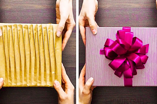 How To Wrap A Gift - How To Make A Bow - How To Make A Gift Bag