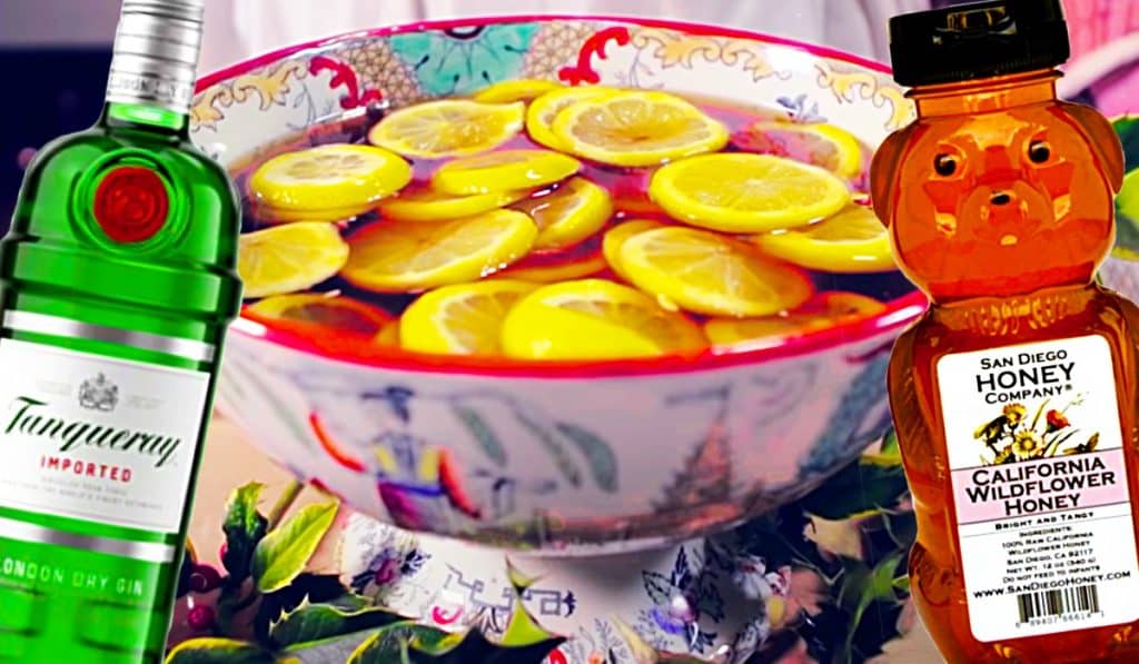 Victorian Gin Christmas Punch Recipe - Party Punch Recipe - Christmas Punch Recipe