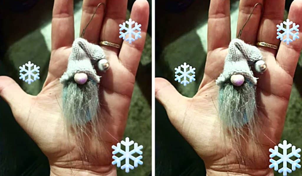 DIY Tiny Gnome Ornament - How To Make a Gnome Ornament - DIY Christmas Decor