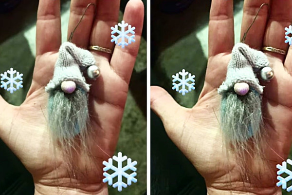 DIY Tiny Gnome Ornament - How To Make a Gnome Ornament - DIY Christmas Decor