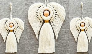 How To Make A Macrame Angel Ornament