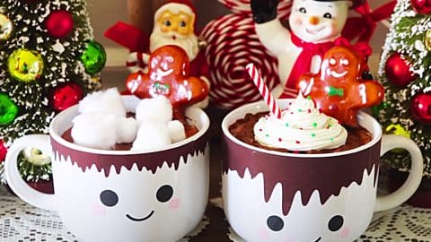 Dollar Tree DIY Christmas Marshmallow Mugs | DIY Joy Projects and Crafts Ideas