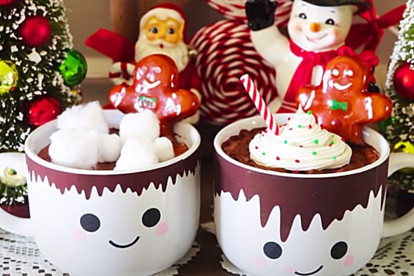 How To make Dollar Tree DIY Marshmallow Mugs - Dollar tree Holiday DIY - How To make Christmas Mugs