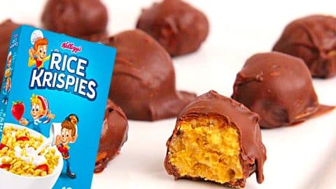 Crispy Chocolate Peanut Butter Balls Recipe | DIY Joy Projects and Crafts Ideas
