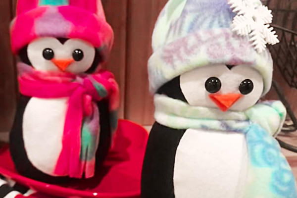 How To Make A Sock Penguin - DIY Sock Animal Ideas - Dollar Tree DIY