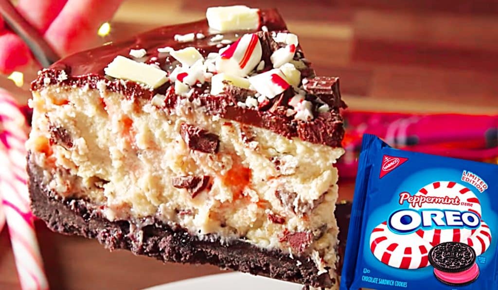 Peppermint Cheesecake With An Oreo Crust Recipe