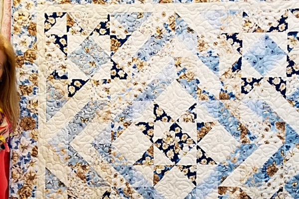 How o Make A Five Star Quilt - Free Quilt Pattern - Donna Jordan Quilt Design