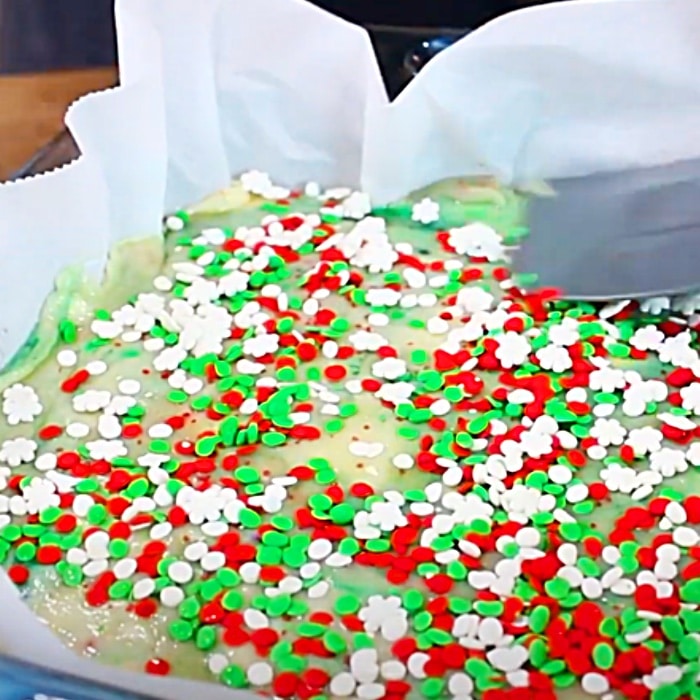 Sugar Cookie Christmas Fudge Recipe - How To Make White Chocolate Fudge - Holiday Baking Ideas