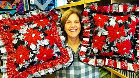 Triple Ruffled Pillow With Donna Jordan | DIY Joy Projects and Crafts Ideas