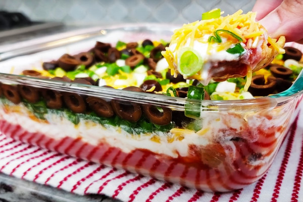 5 Layer Bean Dip Recipe - Bean Dip - Tex Mex Recipes