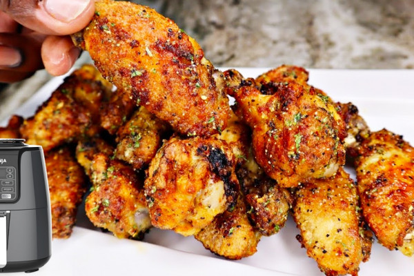 Air Fryer Lemon Pepper Wings Recipe - Better Than Wingstop - Lemon Pepper Wings