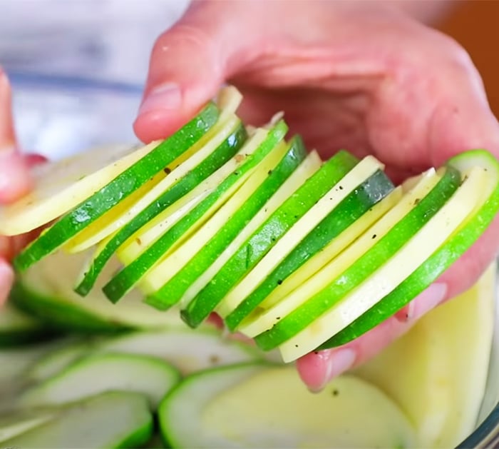How To Make Baked Zucchini Potatoes - Zucchini Recipes - Healthy Recipes