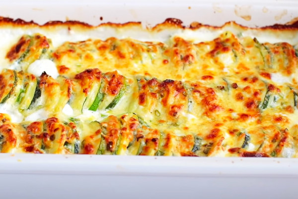 Baked Zucchini Potato Gratin Recipe - Potato Gratin Recipe - Zucchini Bake