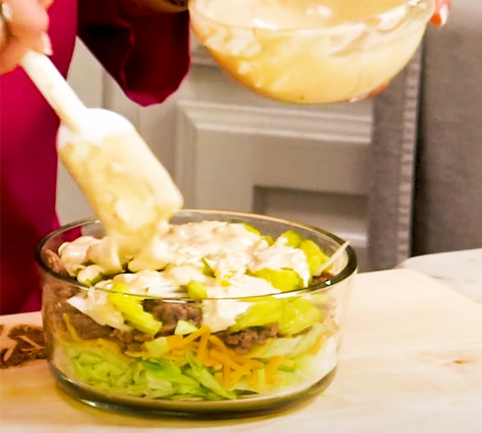 Low Carb Hamburger Salad Recipe - Salad Recipes - Healthy Recipes
