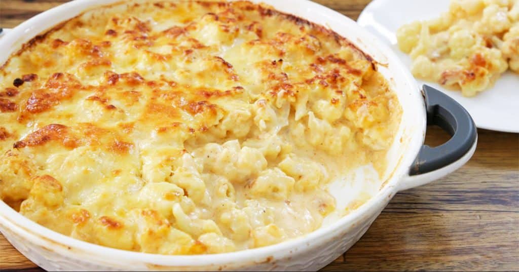 Cheesy Cauliflower Bake Recipe - Cauliflower Recipes - Cheesy Recipes